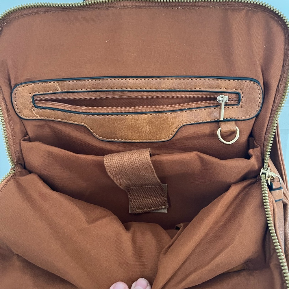 Faux leather backpack - Picture 3 of 4